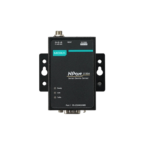 1Port Device Server, 10/100M Eth., Rs-232/422/485, Db9 Male, Nport 5150A